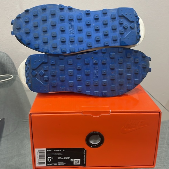 Nike Sacai LD Waffle Maroon/ Team Royal - Picture 6 of 8